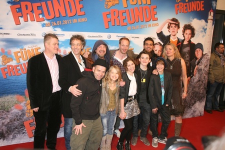 Roter Teppich beim Cinemaxx Mnchen: Das Produktionsteam, Regisseur mit Schauspielern