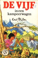 niederlndisches Buchcover: "De Vijf in een kampeerwagen" (E)