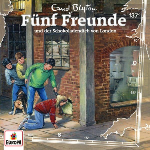 Cover Fünf Freunde und der Schokoladendieb von London