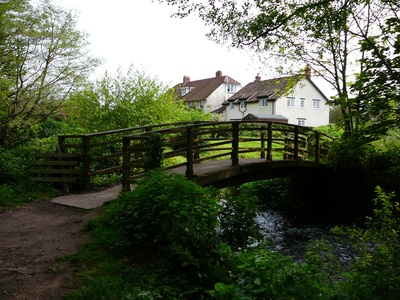 Foto von einer Brcke in Bossington