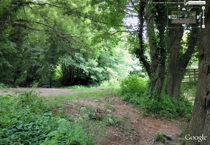 Foto von einer Brcke in Bossington