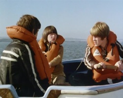 screenshot: Dick und Julian rudern mit Jo